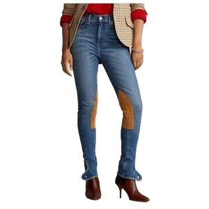 Polo Ralph Lauren Suede Patches Jeans 25